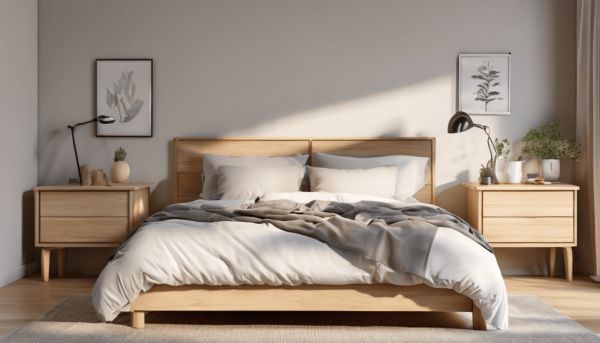 Choisissez un lit double pas cher et solide pour votre confort