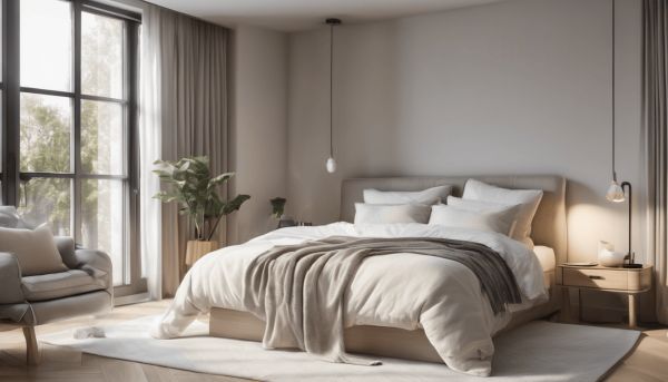 Équilibre parfait entre confort et style avec un lit double compact 140×190