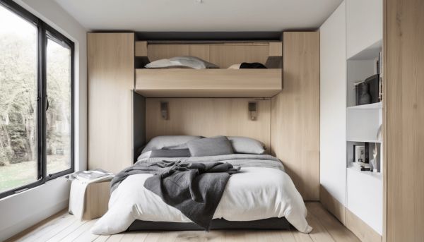 Optez pour un lit double malin dans votre petite chambre