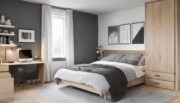 Optimisez votre espace avec un lit double pour petite chambre