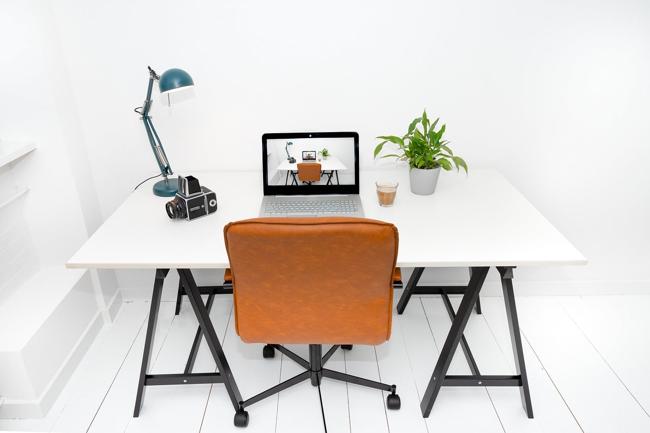 espace de travail à la maison